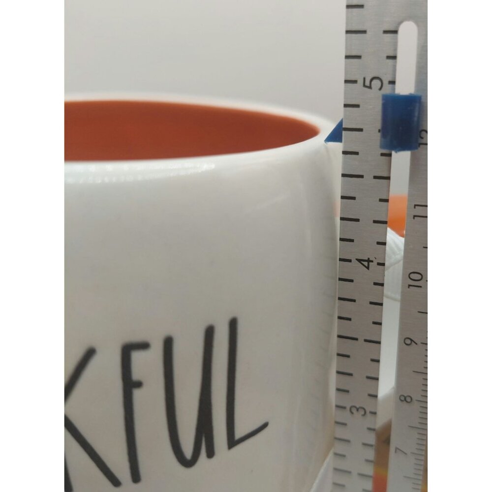 NWT Peanuts X Rae Dunn Snoopy "Thankful" Mug With Fall Pumpkin - Picture 11 of 11